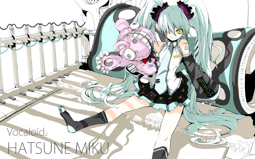 hatsune miku (vocaloid and 1 more) drawn by yume_koreshiki