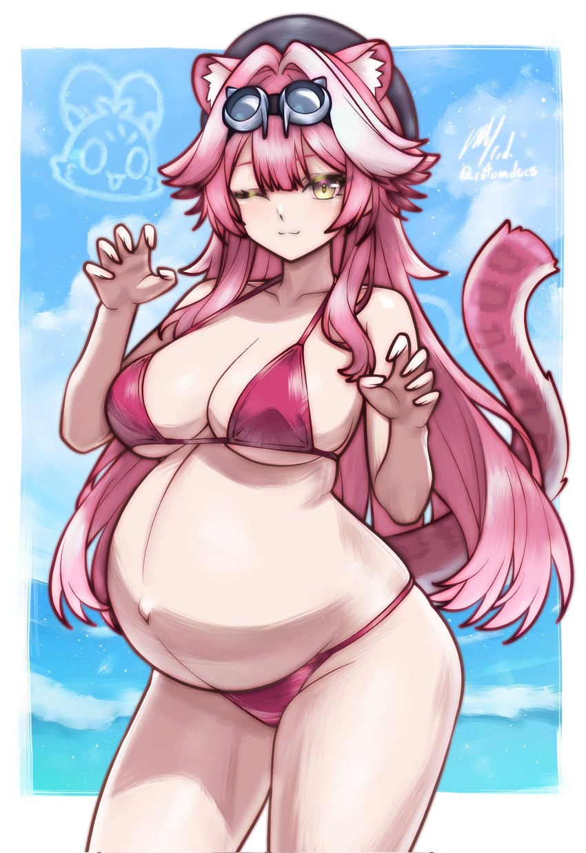 raora panthera (hololive and 1 more) drawn by rotomdocs