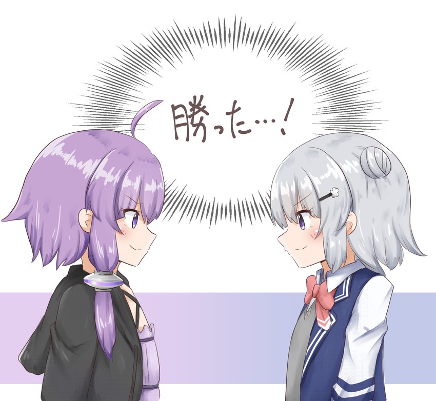 yuzuki yukari and koharu rikka (voiceroid and 2 more) drawn by kame_low