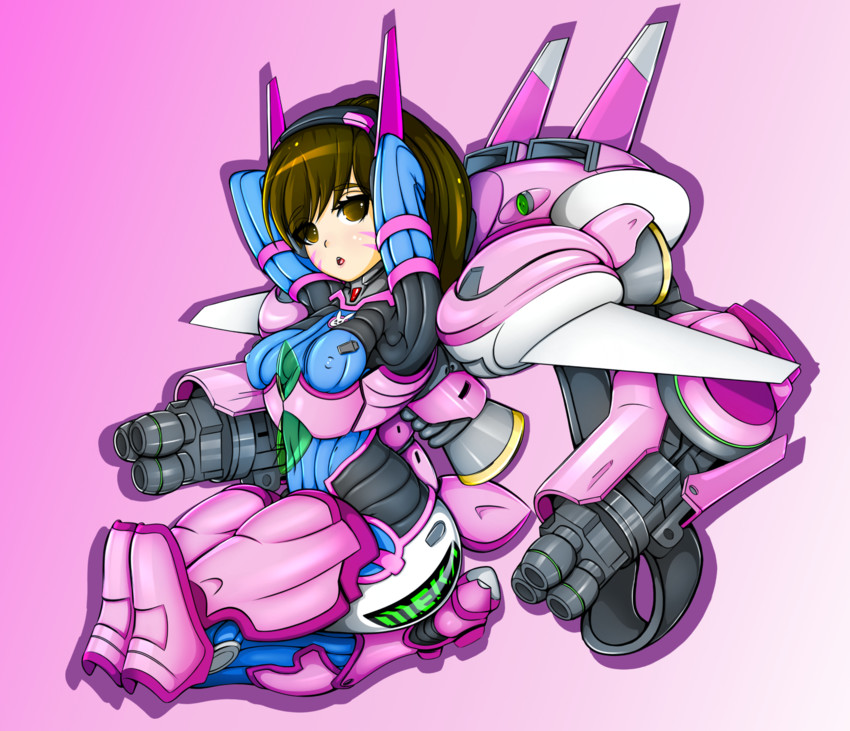 d.va (overwatch and 1 more) drawn by piffmiff