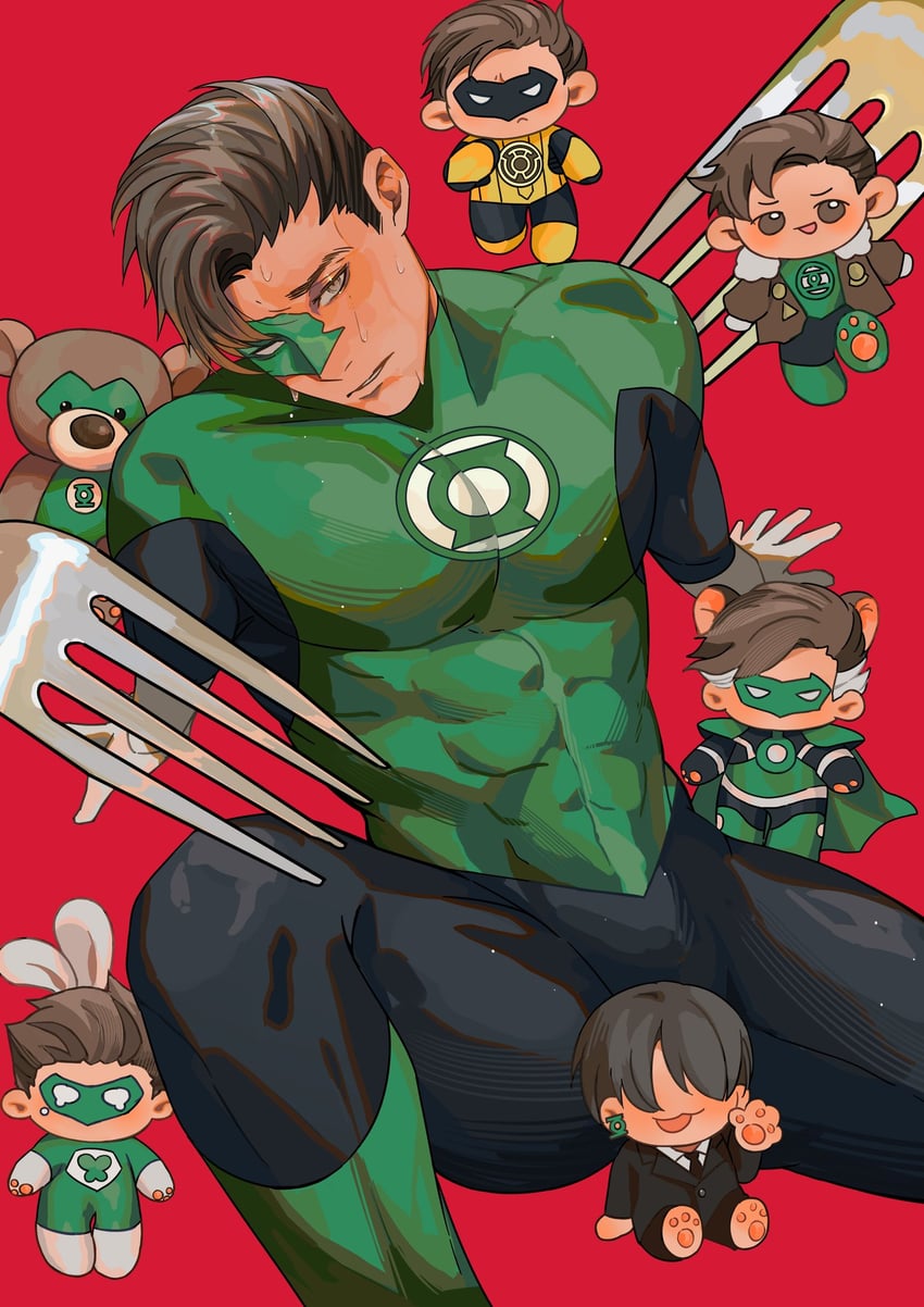 green lantern, hal jordan, sinestro corps, and parallax (dc comics and 1 more) drawn by doufujintianxianle