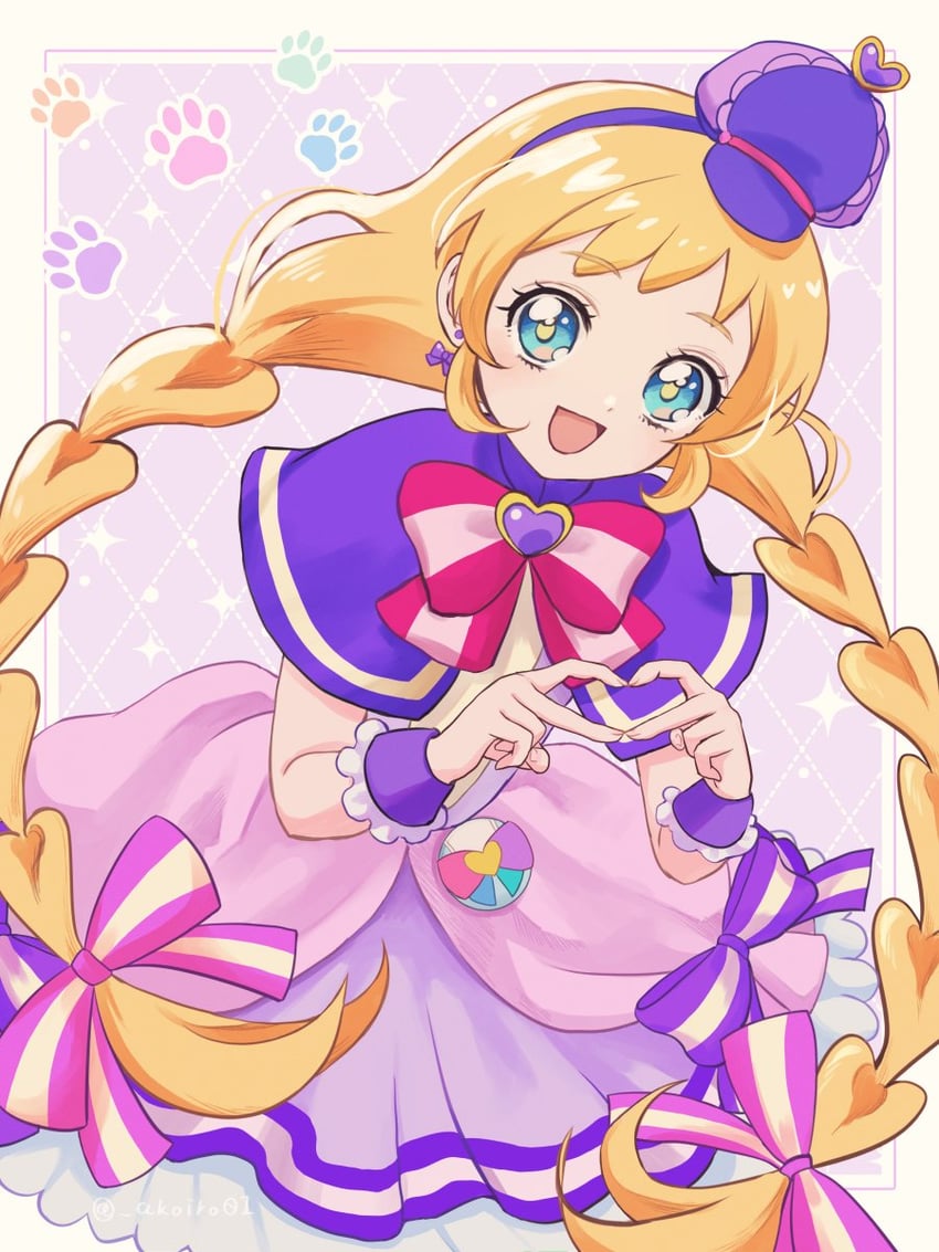 inukai iroha and cure friendy (precure and 1 more) drawn by akoiro