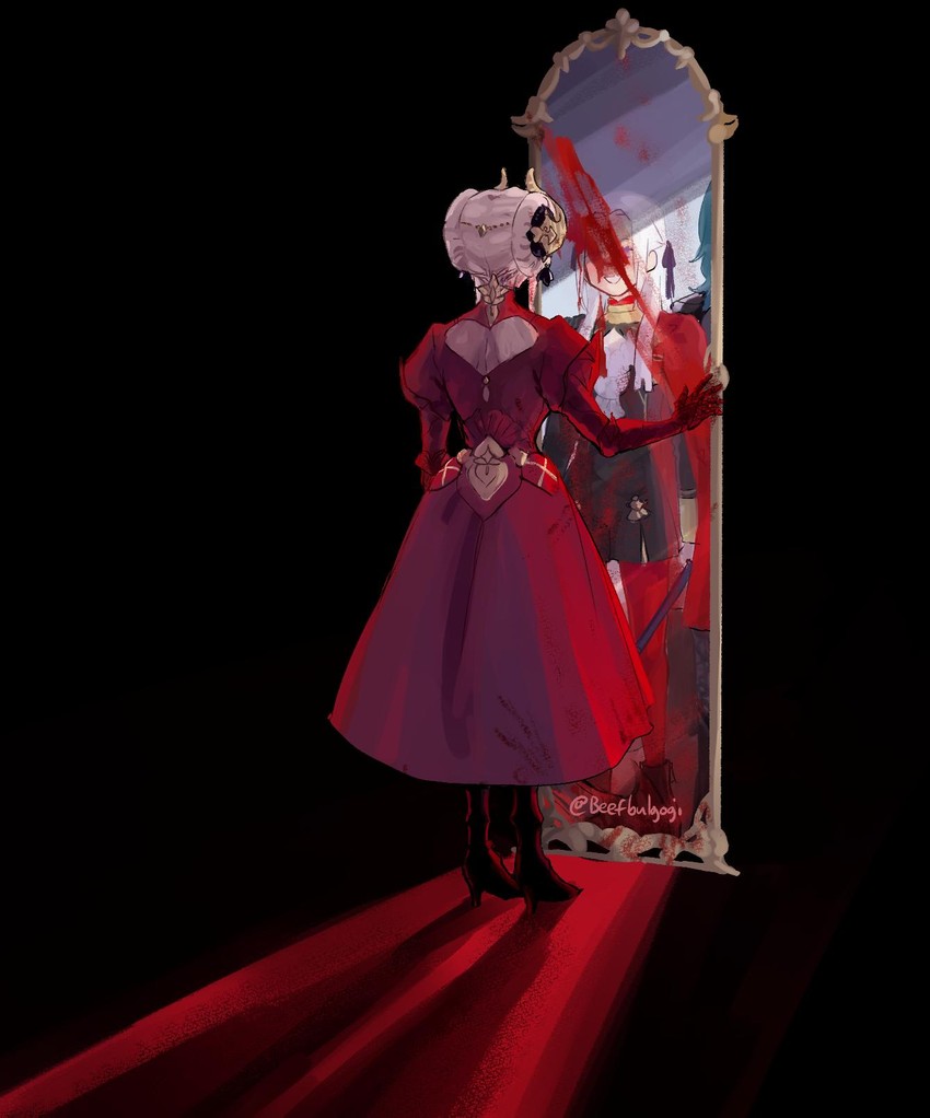 female byleth and edelgard von hresvelg (fire emblem and 1 more) drawn by tofucakes