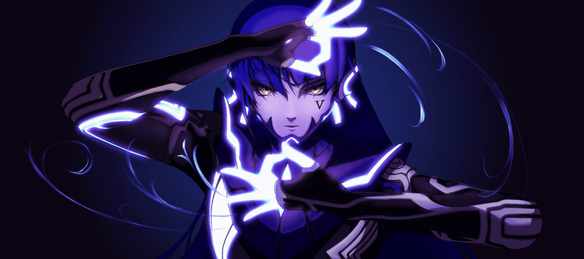 protagonist (shin megami tensei and 1 more) drawn by mikeneko_draw