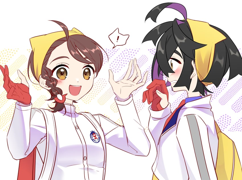 kieran and juliana (pokemon and 1 more) drawn by xiaxiania