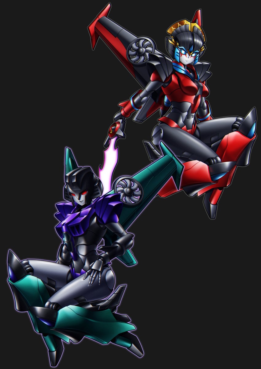 windblade and slipstream (transformers) drawn by chiyoko_(chokochokotto)