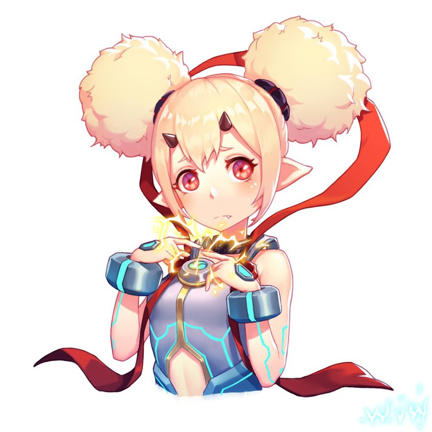 electra (xenoblade chronicles and 1 more) drawn by w2398510474