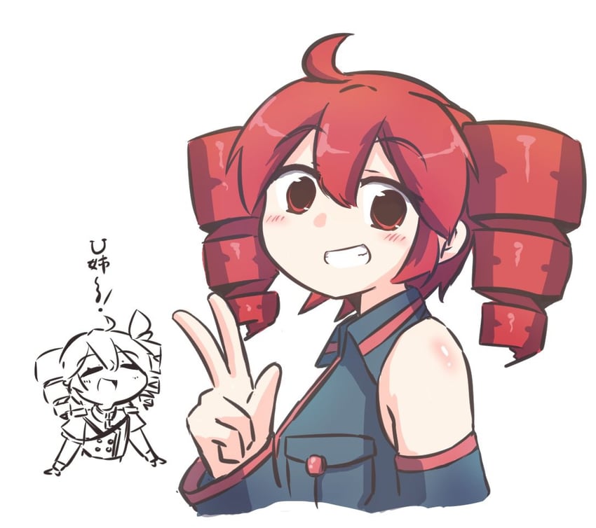 kasane teto (utau and 1 more) drawn by kenno_(kenno9mp40)