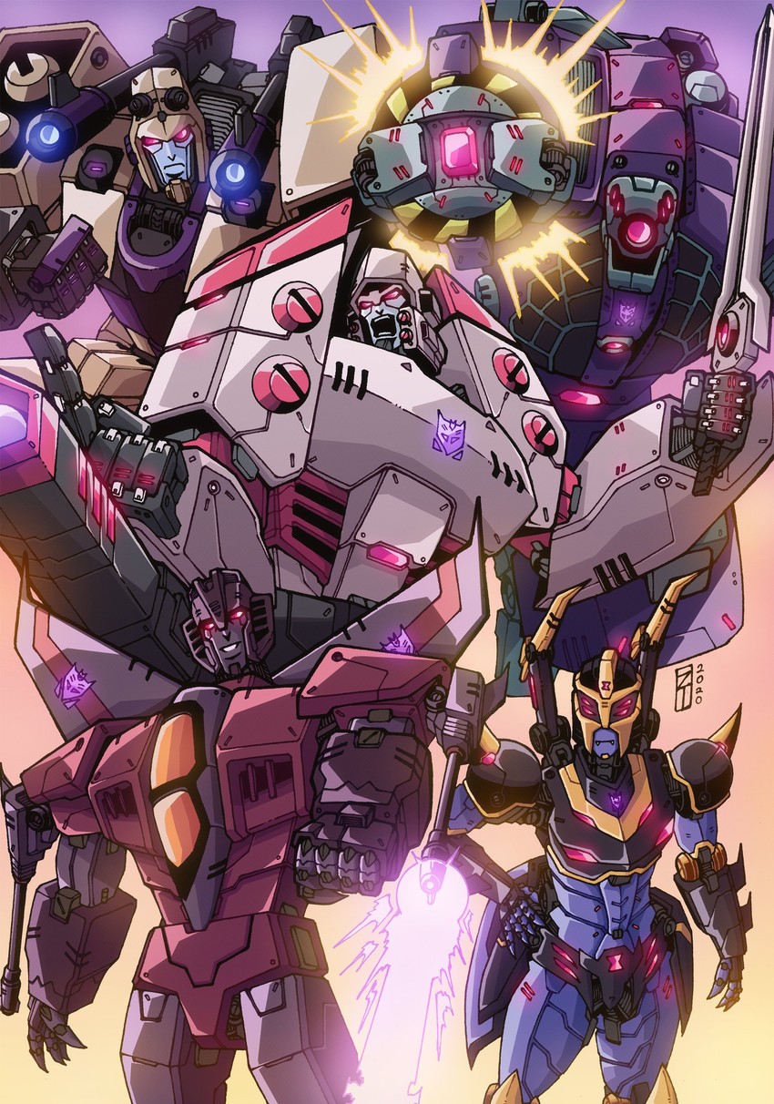 megatron, starscream, blackarachnia, blitzwing, and lugnut (transformers and 1 more) drawn by lextodrawstuff