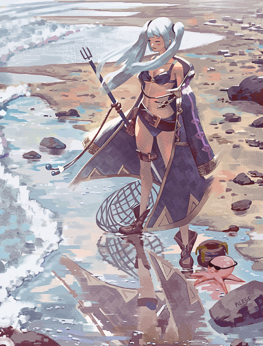 female robin (fire emblem and 2 more) drawn by klegsart