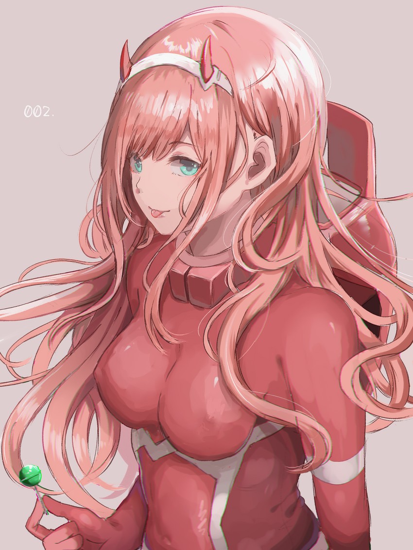 zero two (darling in the franxx) drawn by ibuki_(ibuki0118)