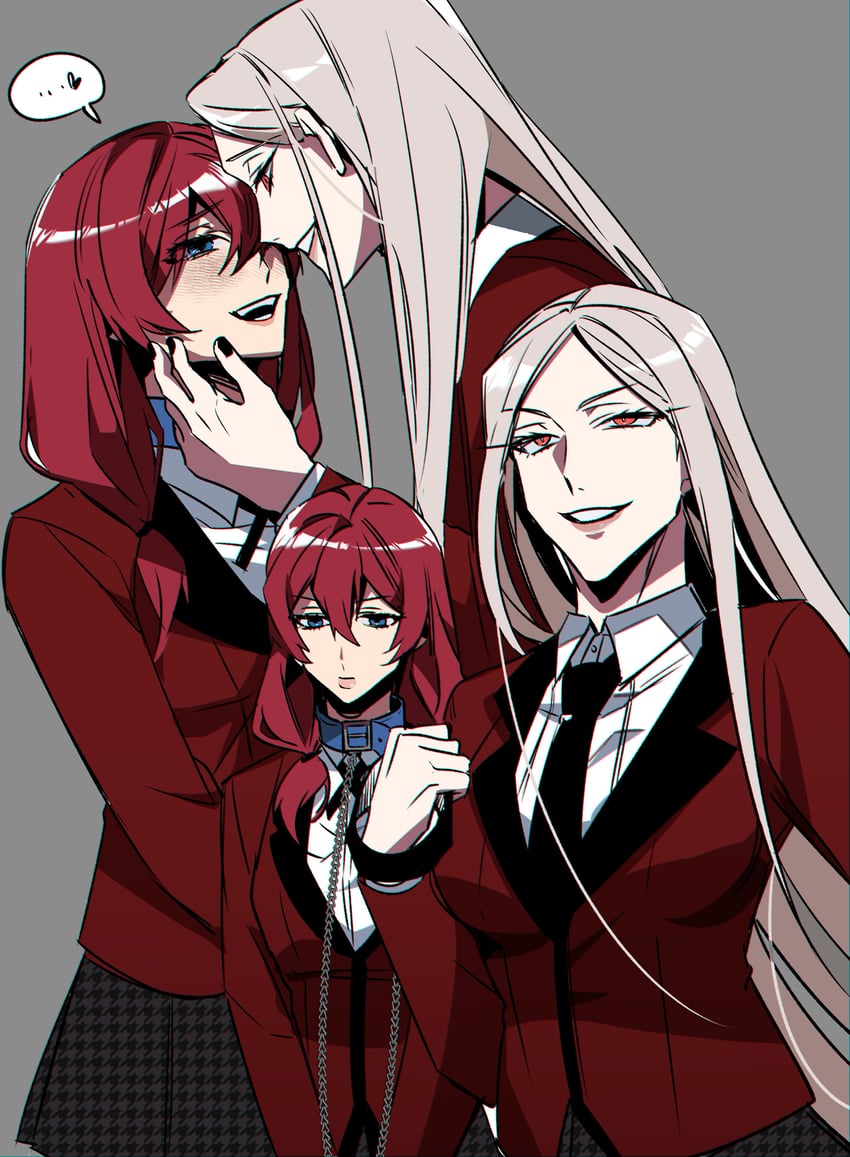 juraku sachiko and sado mikura (kakegurui and 1 more) drawn by dansokang