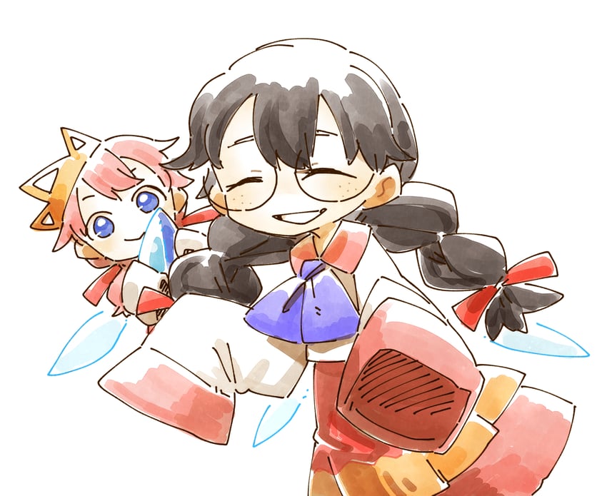 ribbon and ripple star queen (kirby and 1 more) drawn by ziro_(daydozen)