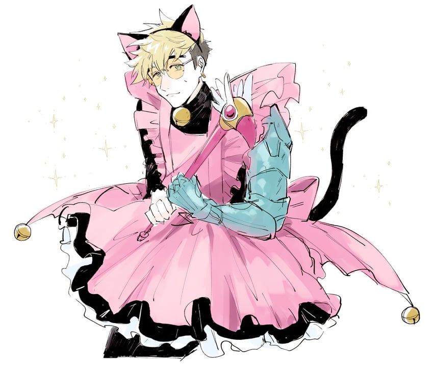 kinomoto sakura and vash the stampede (cardcaptor sakura and 2 more) drawn by momomochiwarabi