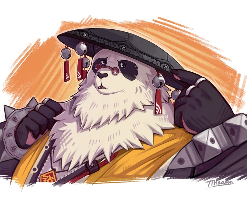 pan yinhu (zenless zone zero) drawn by 7th_art_forge