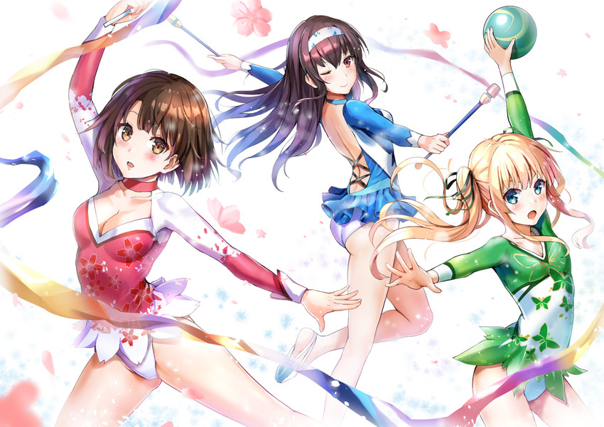 katou megumi, kasumigaoka utaha, and sawamura spencer eriri (saenai heroine no sodatekata) drawn by himonoata