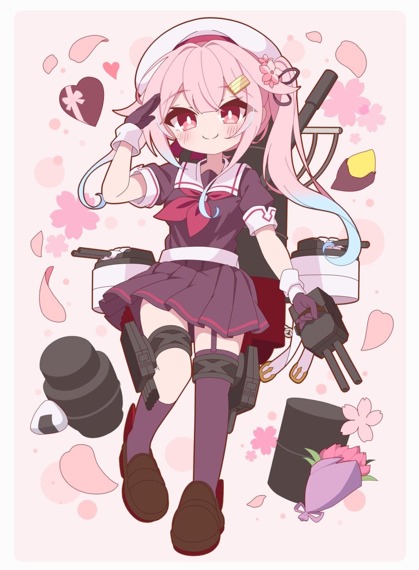 harusame and harusame kai ni (kantai collection) drawn by neru_(neruneruru)