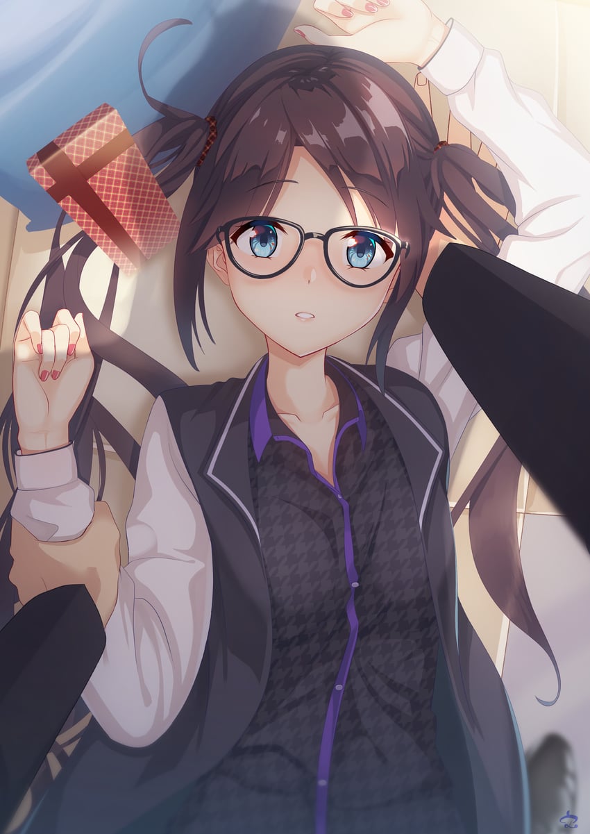 producer and mitsumine yuika (idolmaster and 1 more) drawn by fumimaru