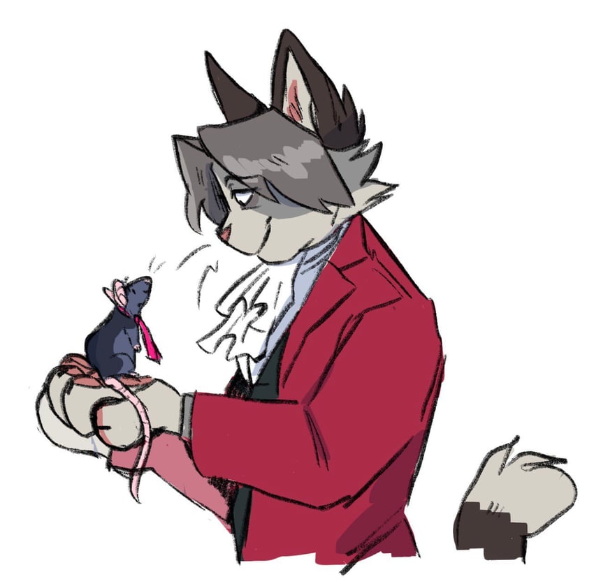 phoenix wright and miles edgeworth (ace attorney) drawn by faintsuns