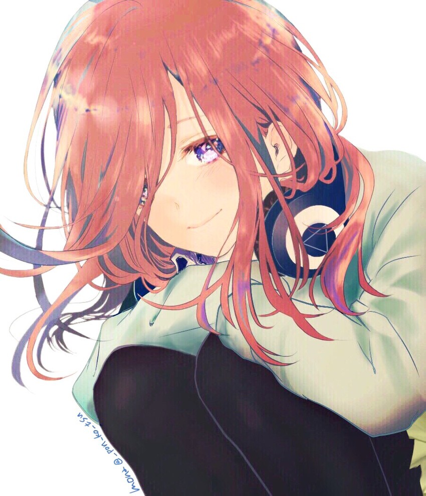 nakano miku (go-toubun no hanayome) drawn by mo_nah