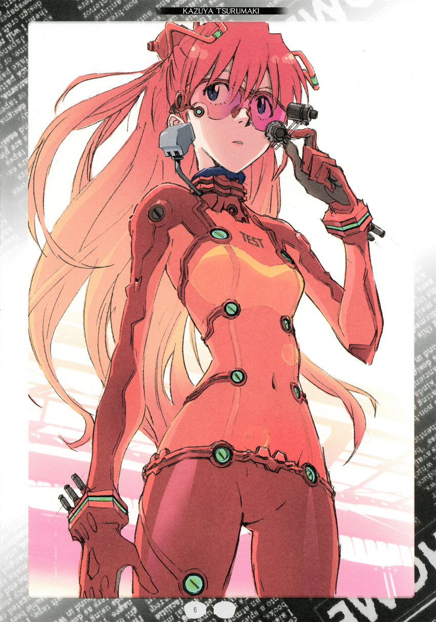 souryuu asuka langley (neon genesis evangelion and 2 more) drawn by tsurumaki_kazuya