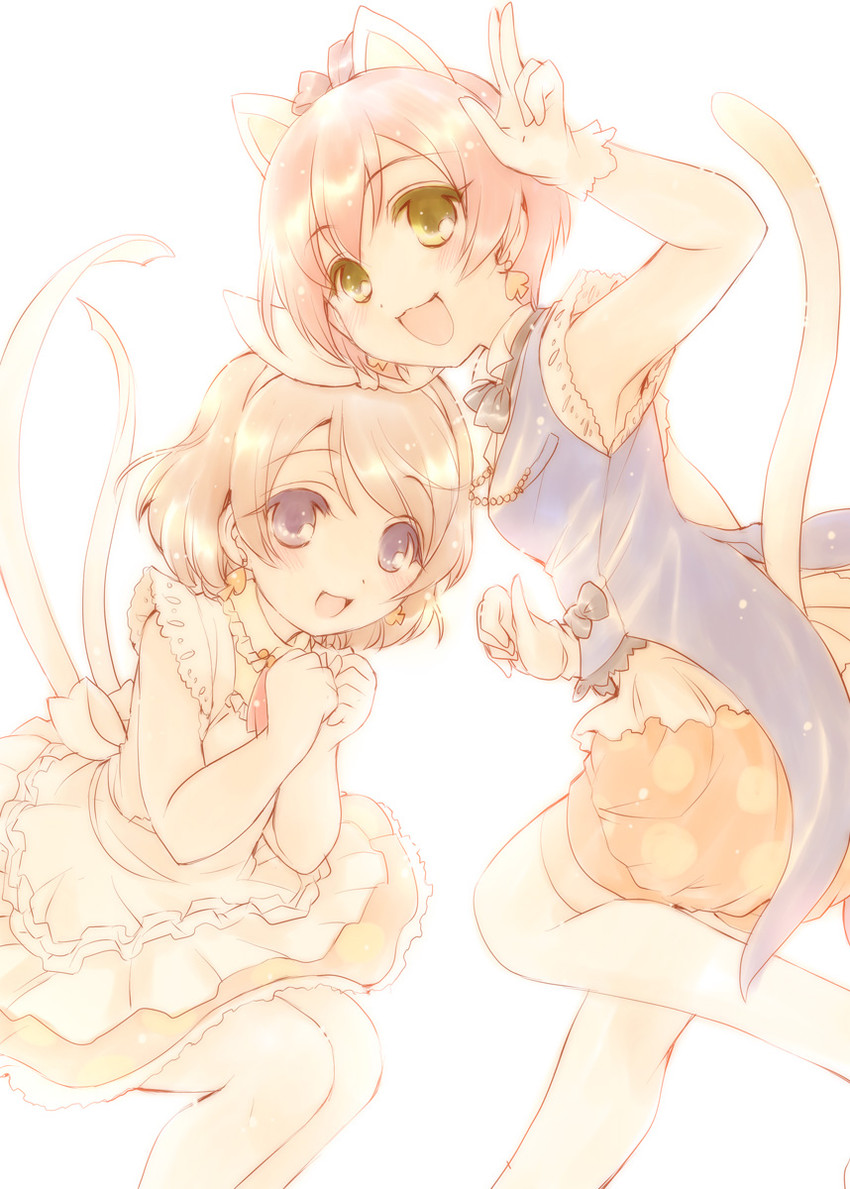 hoshizora rin and koizumi hanayo (love live! and 1 more) drawn by fujieda_miyabi