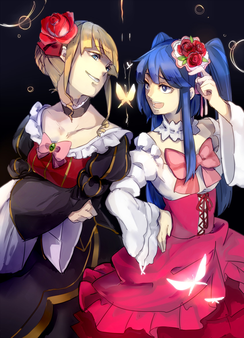 beatrice and furudo erika (umineko no naku koro ni) drawn by sofy