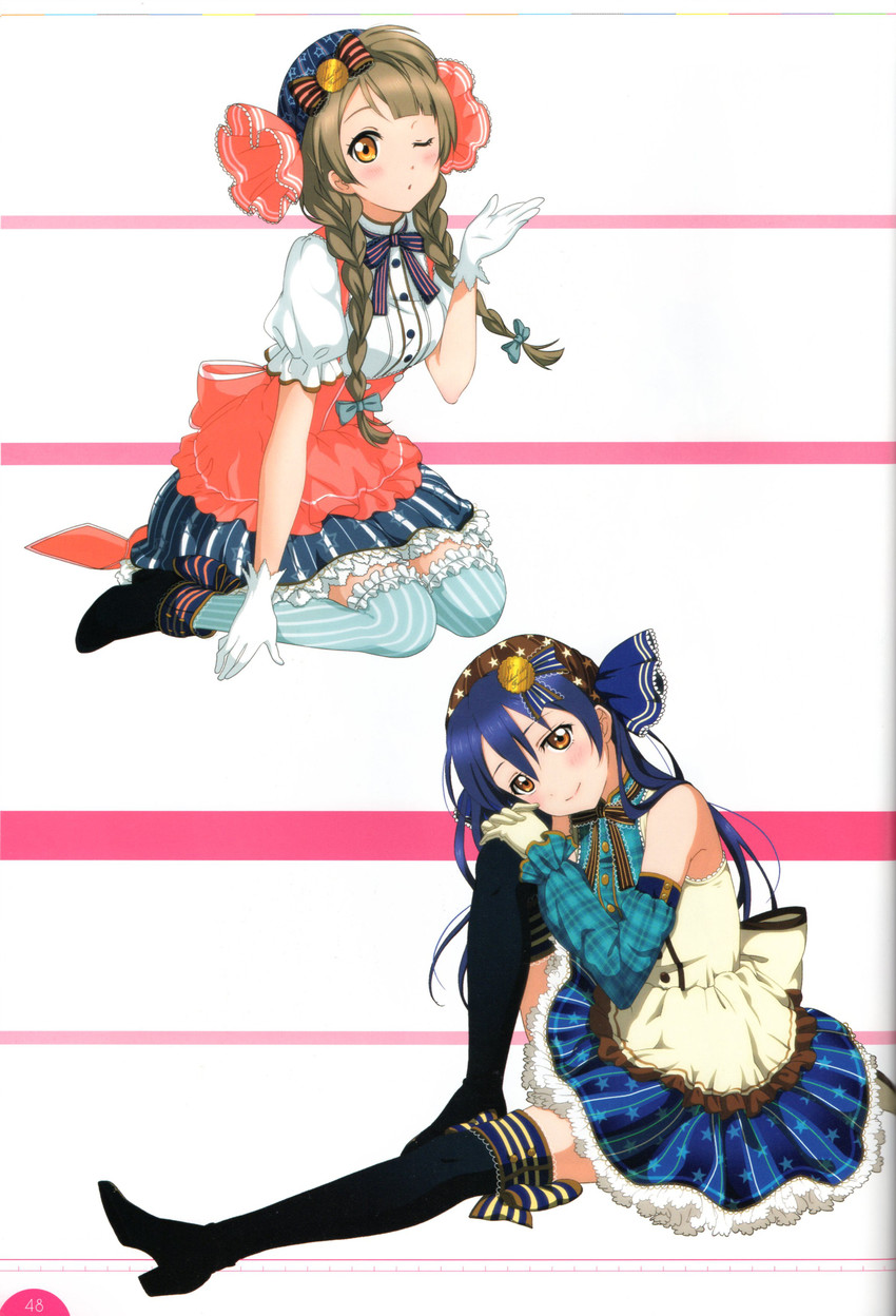 sonoda umi and minami kotori (love live! and 2 more)