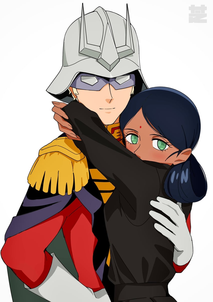 char aznable and lalah sune (gundam and 1 more) drawn by yy_shibata