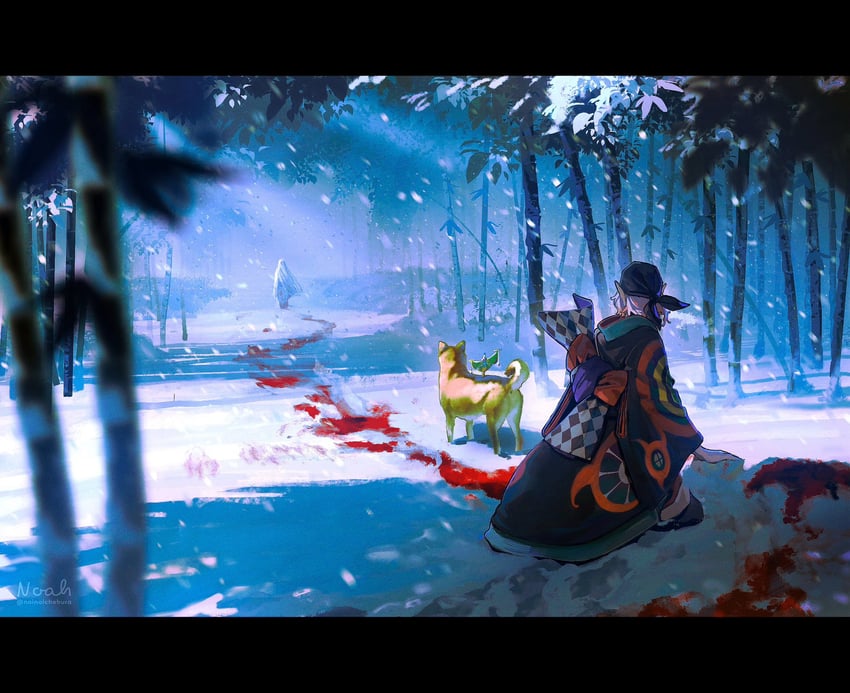 kusuriuri (mononoke and 1 more) drawn by noah_(rokoroko)