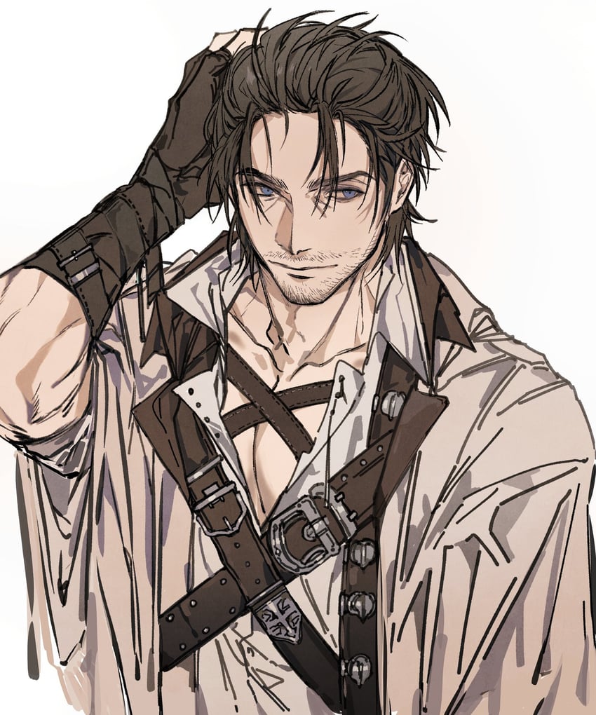 warrior of light, adventurer, and viper (final fantasy and 1 more) drawn by gyulseu