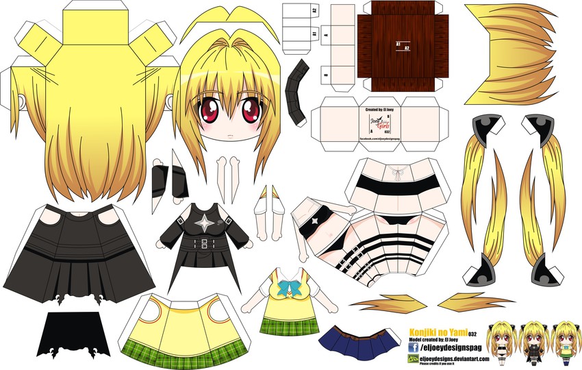 konjiki no yami (to love-ru) drawn by el_joey
