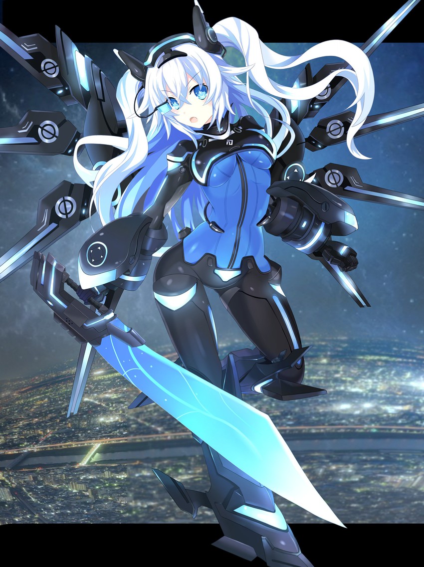 black heart and next black (neptune and 1 more) drawn by ramu-on@_shinon