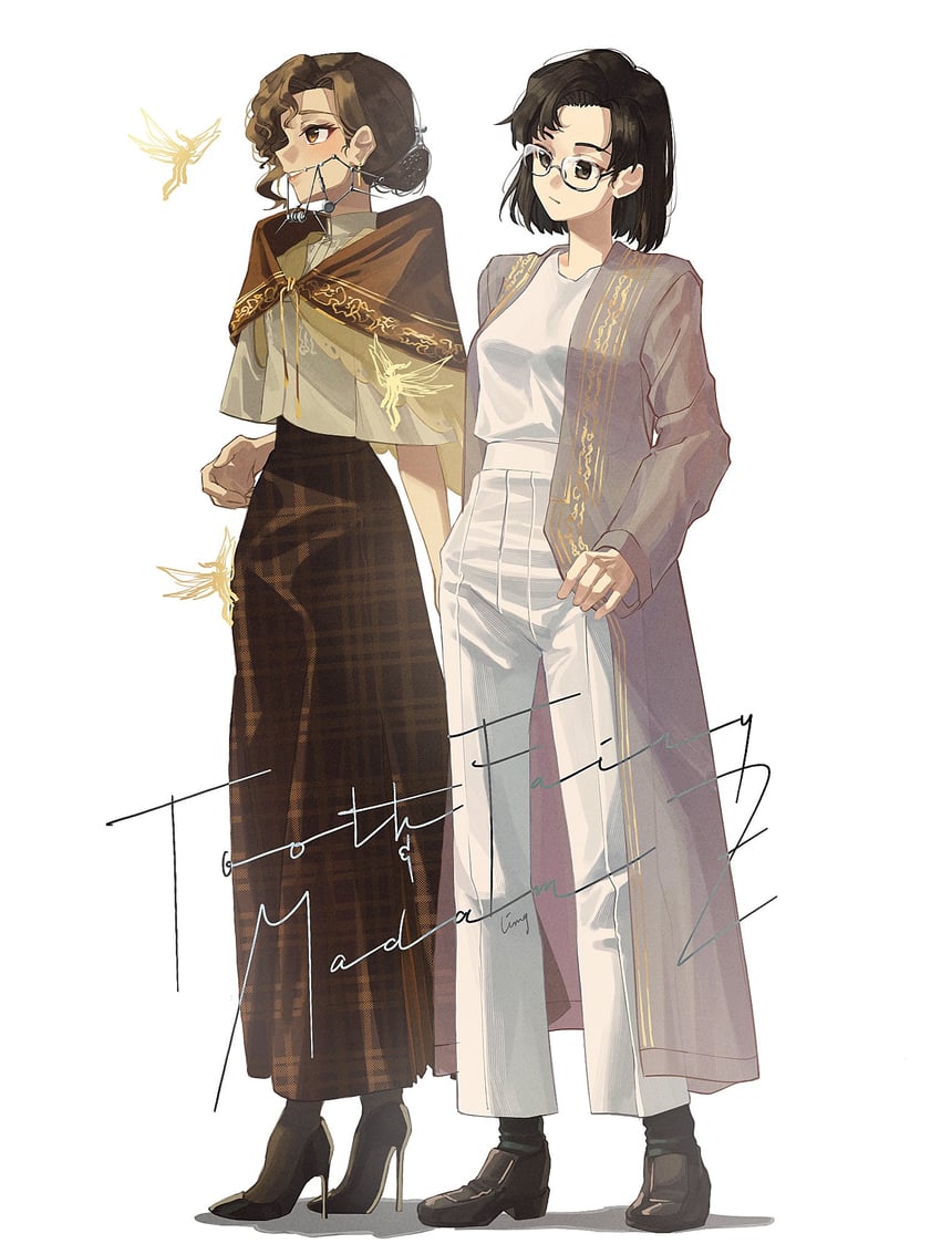 tooth fairy and z (reverse:1999) drawn by ling_(chaaaaanhikari)