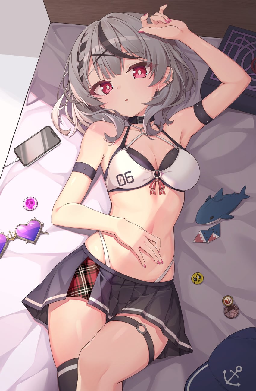 sakamata chloe (hololive) drawn by quarterlift
