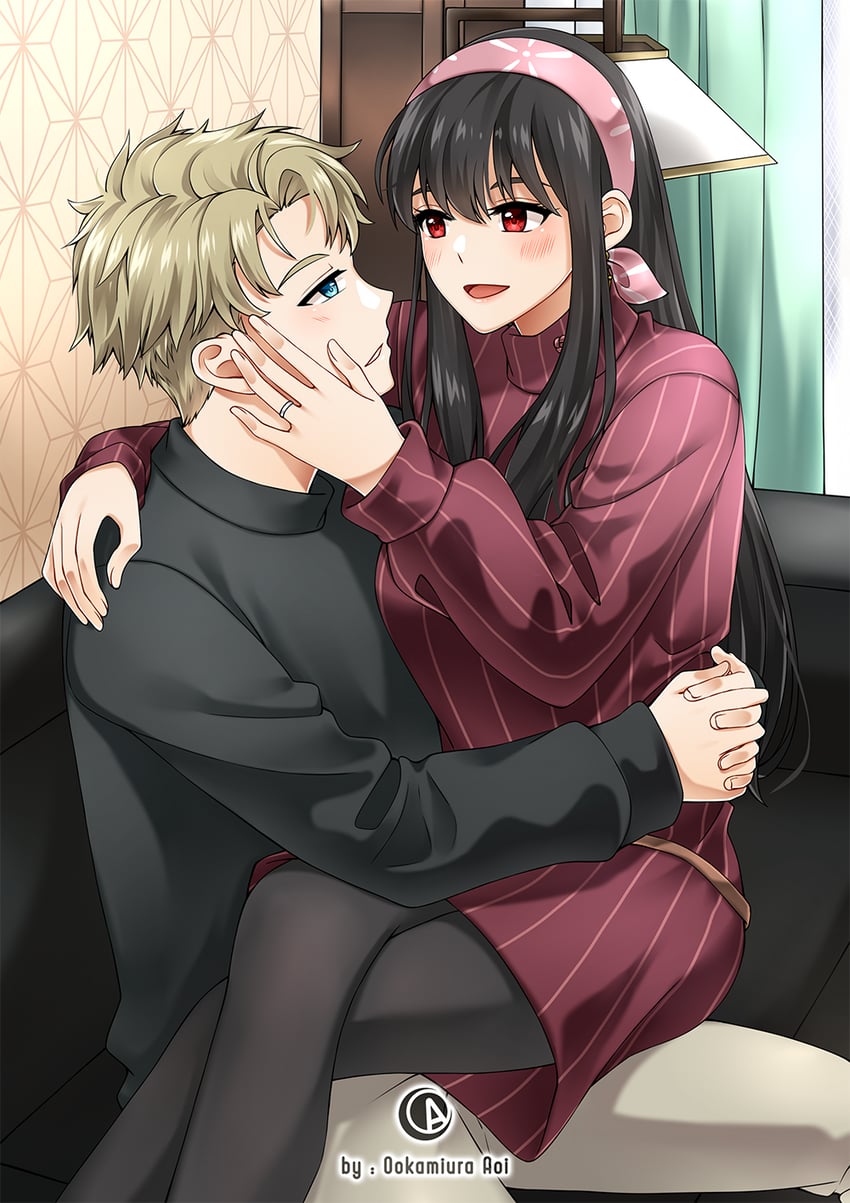 yor briar and twilight (spy x family) drawn by ookamiura_aoi