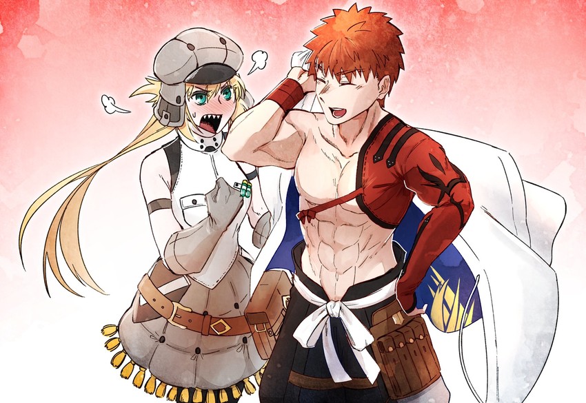 artoria pendragon, emiya shirou, artoria caster, and senji muramasa (fate and 1 more) drawn by yamano_udumi