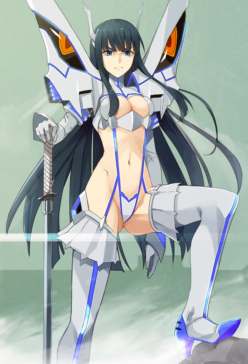kiryuuin satsuki and junketsu (kill la kill) drawn by prime_(prime_tw)