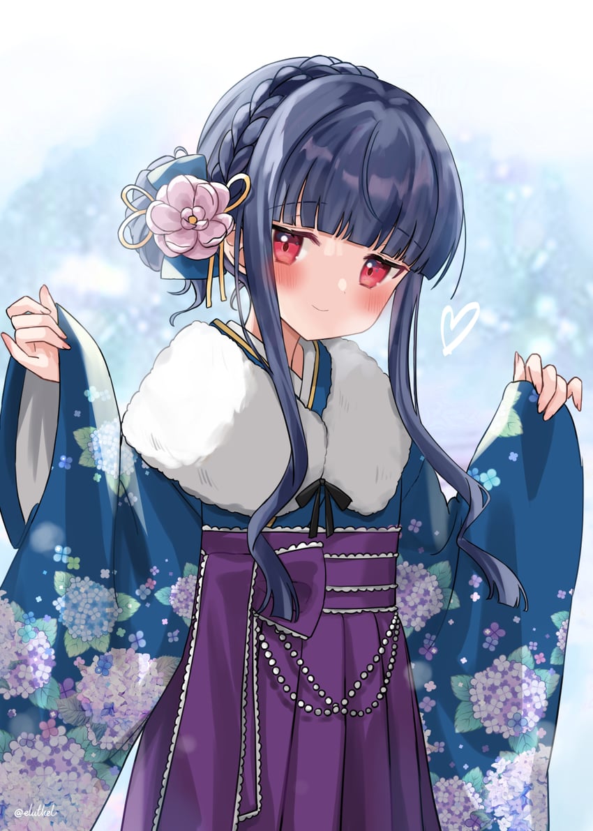 sajo yukimi (idolmaster and 1 more) drawn by eluthel