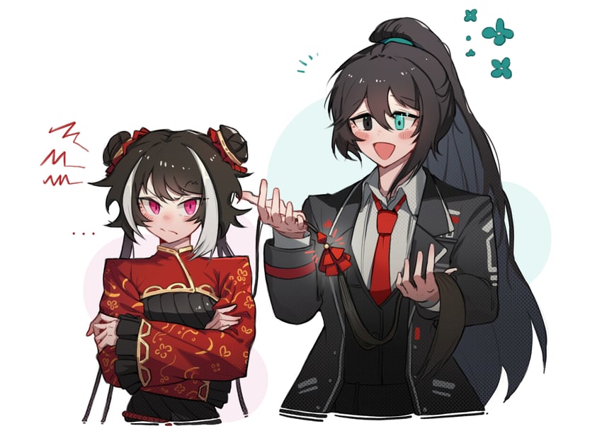 hong lu and jia xichun (project moon and 1 more) drawn by jeehyung_seo
