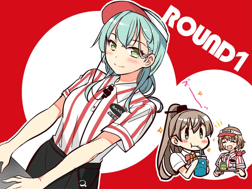 suzuya, oboro, kumano, and suzuya kai ni (kantai collection and 1 more) drawn by teramoto_kaoru