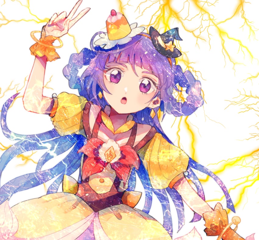 izayoi liko and cure magical (precure and 1 more) drawn by itomugi-kun