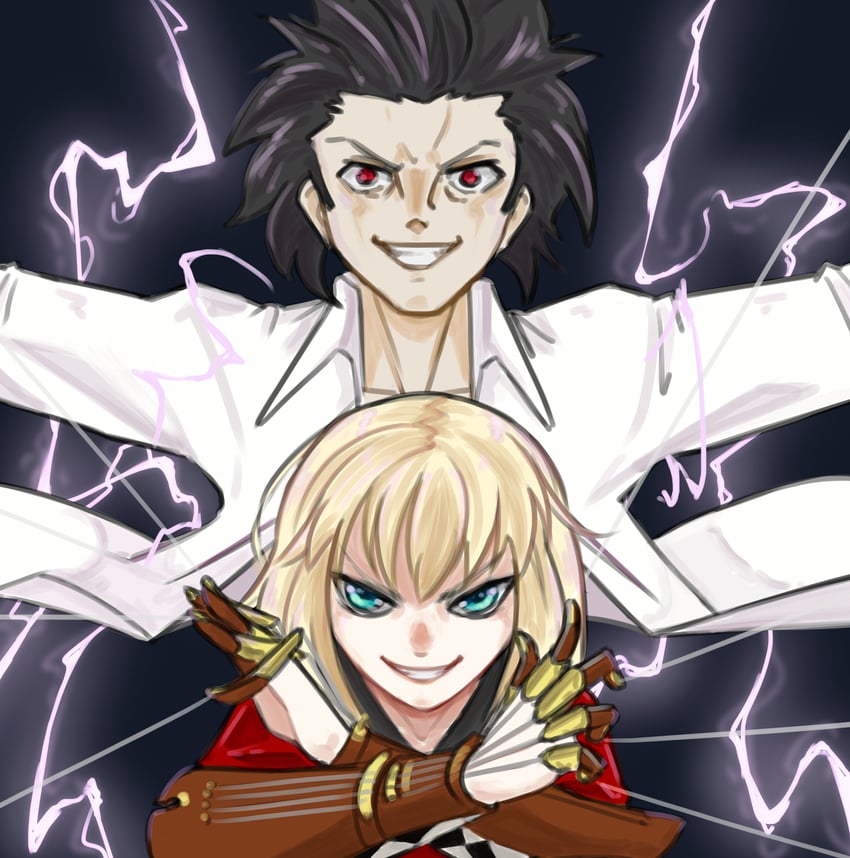 michael roa valdamjong and mario gallo bestino (tsukihime and 2 more) drawn by spottylen