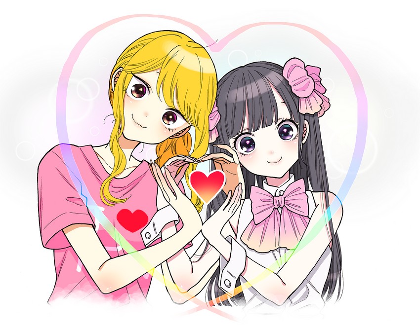 otonashi amane and saotome maria (gal to otaku wa wakari aenai.) drawn by kawai_rou