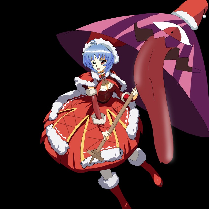 tatara kogasa (touhou) drawn by lidane