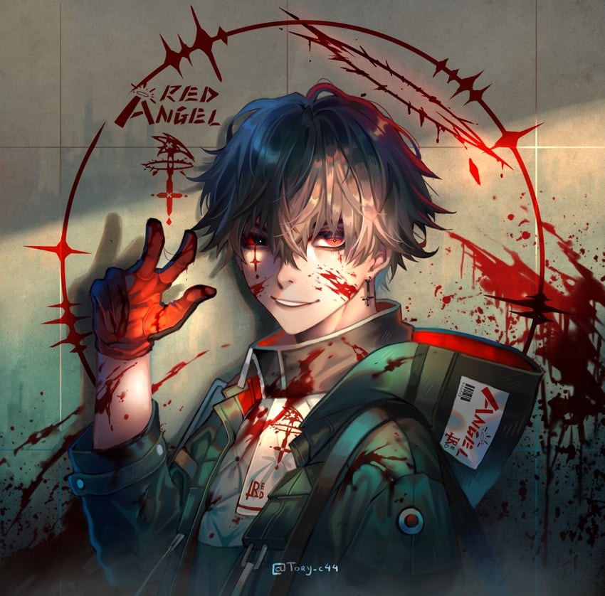 red angel (original) drawn by tory_c44