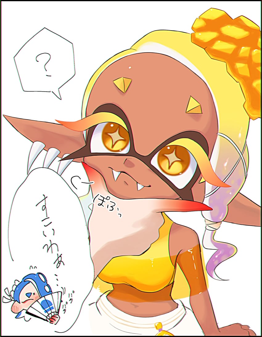 shiver and frye (splatoon and 1 more) drawn by mikey0116