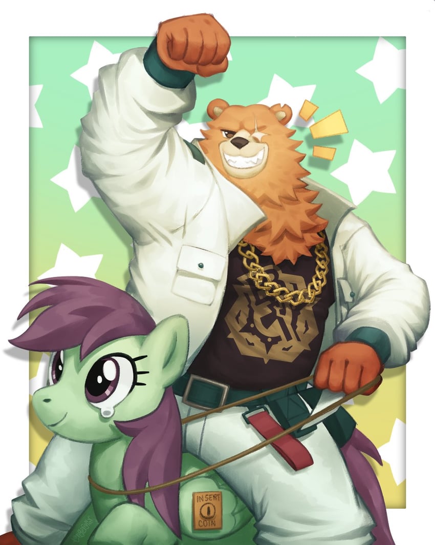 ben bigger (zenless zone zero and 2 more) drawn by tangerignar_(whoiscaloy)