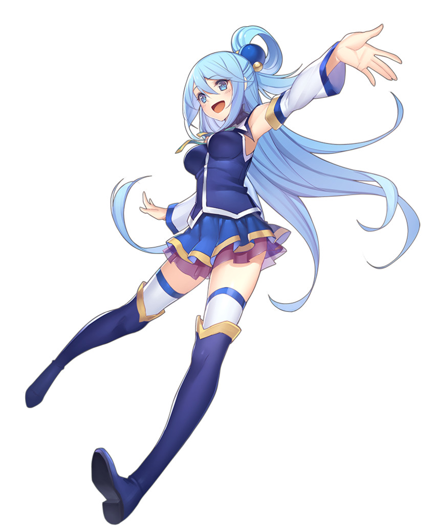 aqua (kono subarashii sekai ni shukufuku wo!) drawn by pen_(steelleets)