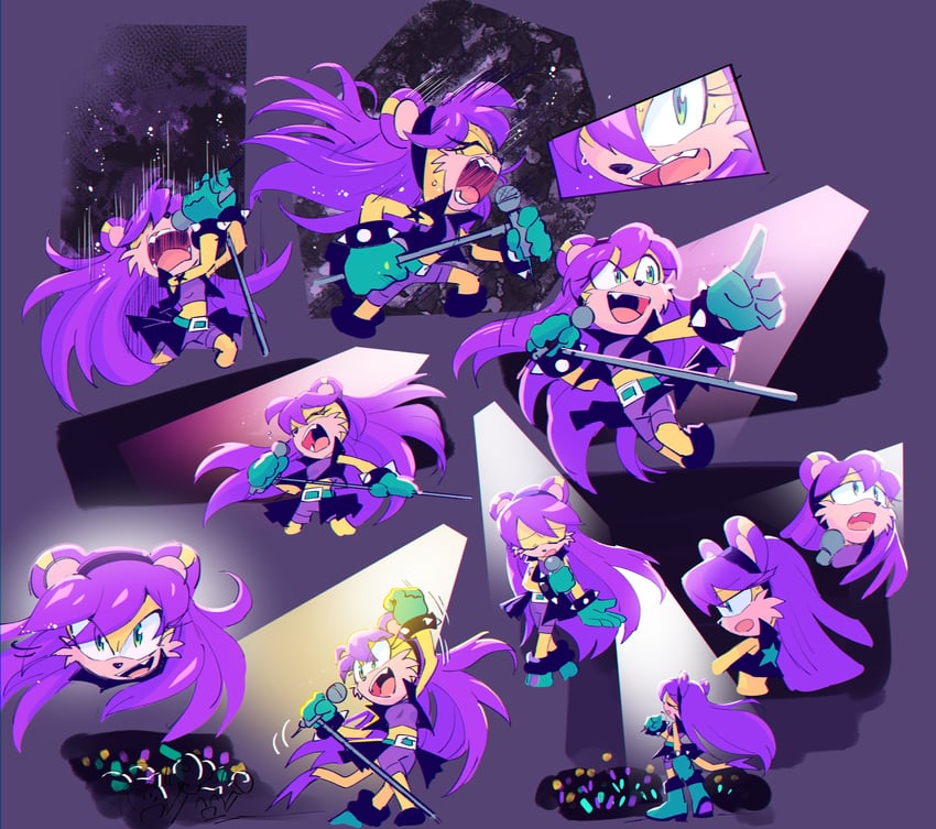 mina mongoose (sonic and 1 more) drawn by drawloverlala